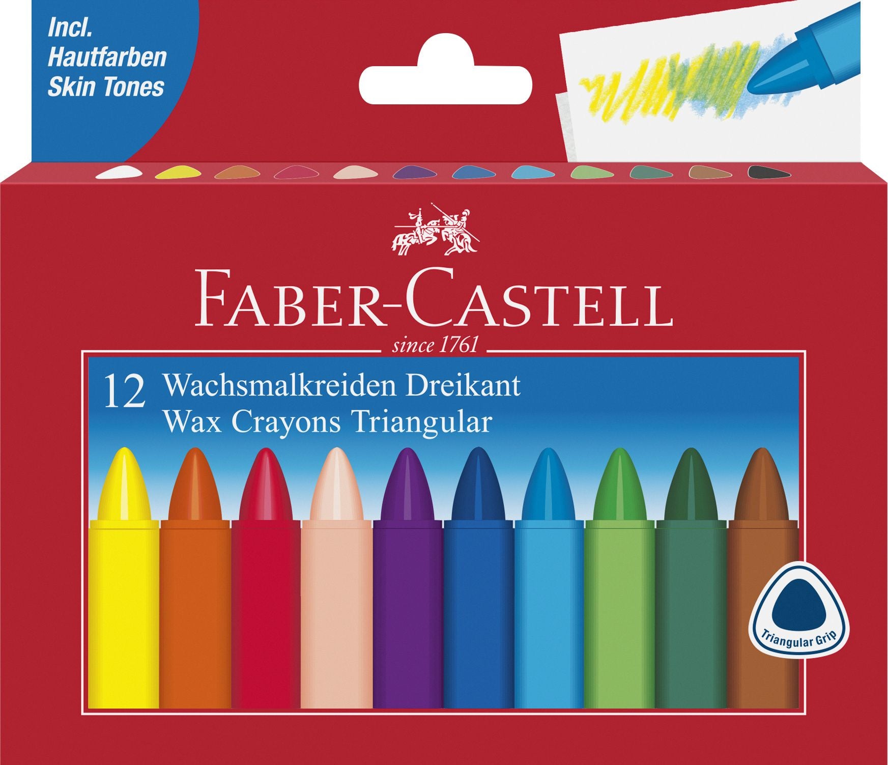 CREIOANE CERATE TRIUNGHIULARE 12 CULORI FABER-CASTELL CREIOANE CERATE TRIUNGHIULARE 12 CULORI FABER-CASTELL